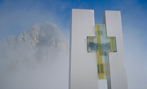 Am selten besuchten Traunspitzgipfel