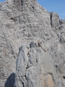 Klein und allein am Bischof