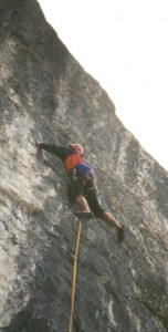 Schwieriger, kleinsplittriger Fels