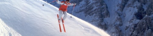 Sprung vom Mitterhorn