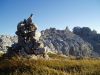 Am Wehrgrubenjoch, hinten der Turm des Bischof und die Geislhrner